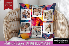 Gem Texture Photo Pillow PNG - Gemstone Picture Frame Pillow Product Image 1