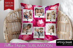 Gem Texture Photo Pillow PNG - Gemstone Picture Frame Pillow Product Image 1