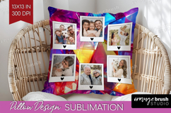 Gem Texture Photo Pillow PNG - Gemstone Picture Frame Pillow Product Image 1