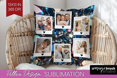 Gem Texture Photo Pillow PNG - Gemstone Picture Frame Pillow Product Image 1