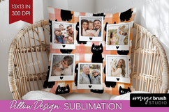 Halloween Photo Pillow PNG - Spooky Picture Frame Pillow Product Image 1