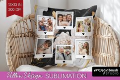 Rose Photo Pillow PNG - Floral Picture Frame Pillow Cover Product Image 1