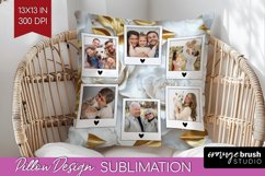 Rose Photo Pillow PNG - Floral Picture Frame Pillow Cover Product Image 1