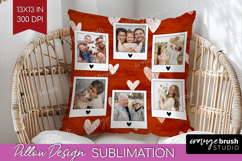 Heart Pattern Photo Pillow PNG - Valentines Day Picture Product Image 1