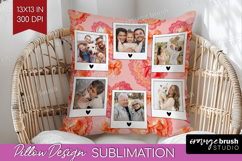 Heart Pattern Photo Pillow PNG - Valentines Day Picture Product Image 1