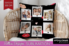 Heart Pattern Photo Pillow PNG - Valentines Day Picture Product Image 1