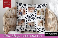 Leopard Print Photo Pillow PNG - Animal Pattern Picture Product Image 1