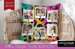 Leopard Print Photo Pillow PNG - Animal Pattern Picture Product Image 1
