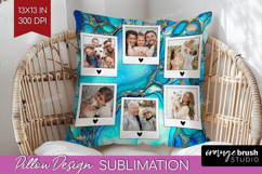 Pearl Photo Pillow PNG - Pearl Texture Picture Frame Pillow Product Image 1