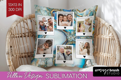 Pearl Photo Pillow PNG - Pearl Texture Picture Frame Pillow Product Image 1