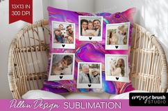 Pearl Photo Pillow PNG - Pearl Texture Picture Frame Pillow Product Image 1