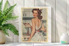 Pin-Up Girl Postage Stamps Sublimation Product Image 3