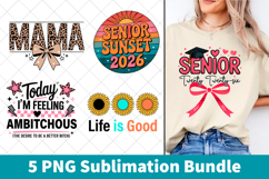 5 PNG Sublimation design Bundle Product Image 1