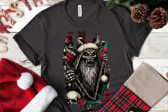 Gothic Christmas Sublimation PNG | Gothic Holiday T-Shirt Ar Product Image 5