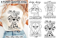 Funny Sarcastic Animal SVG Designs, Coffee Lover SVG Product Image 1