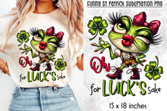 Funny St Patrick Frog Sublimation Bundle, Sarcastic Quotes Product Image 7