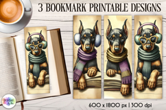 Vintage Winter Animals Bookmarks, Cute Retro Animal Bookmark Product Image 1