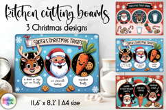 Christmas Treat Board Sublimation Bundle, Santa&#039;s Tray PNG Product Image 6