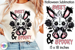 Halloween Sublimation Bundle, Creepy Voodoo Bunny Prints Product Image 9