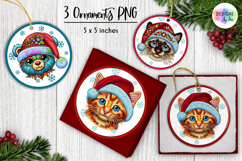 Embroidery Effect Christmas Ornament, Ornaments PNG Product Image 1