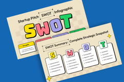 Futuristic SWOT Layout for Business Decks Product Image 5
