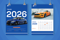 Corporate Automotive Calendar Design Product Image 5