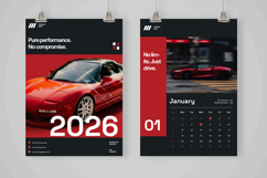 Luxury Car Wall Calendar Layout Product Image 5