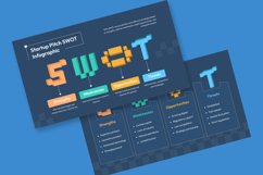 Modern SWOT Infographic for Startup Pitch Product Image 5