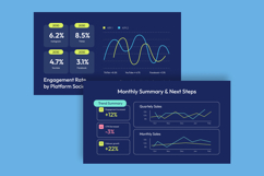 Social Media Report Dashboard Infographic Product Image 5