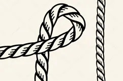 Rope Frame SVG | Western Nautical Border PNG Product Image 4