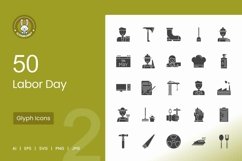 Labor Day Glyph Icons Product Image 1