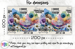 Positive Affirmations Mug Wraps PNG, Inspirational Women Mug Product Image 2