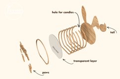 RABBITS EASTER Sweets Box Bundle for Kids, SET OF 5, Candies Product Image 2