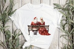 Santa Claus And Mrs.Claus Sublimation Product Image 3