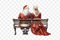 Santa Claus And Mrs.Claus Sublimation Product Image 2