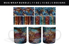 Sequin 11oz, 15oz Mug Sublimation | Mug Wrap PNG Product Image 1