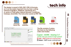 Fantasy RPG Tabletop Monster - Laser Cut File SVG &amp; DXF Product Image 5