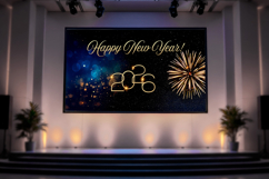 Animated Happy New Year Canva Template | Title Slide Product Image 3