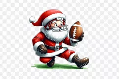 Sports Santa Claus Sublimation Clipart Product Image 3