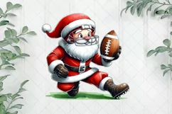 Sports Santa Claus Sublimation Clipart Product Image 1