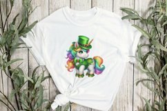 St Patrick’s Day Unicorns Sublimation Product Image 2