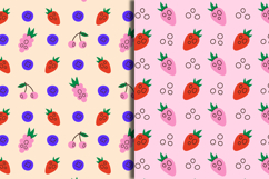 Coquette Berries Seamless Patterns &amp; Digital Papers Product Image 5