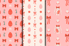 Pastel Pink Easter Seamless Patterns &amp; Digital Papers Set Product Image 5