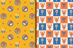 Mediterranean Food Vintage Seamless Patterns &amp; Papers Product Image 5