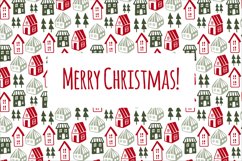 Hand Drawn Christmas seamless patterns &amp; digital papers Product Image 5