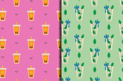 Coquette Summer Drinks Seamless Patterns &amp; Papers Product Image 5