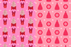 Coquette Christmas Tree Seamless Patterns &amp; Papers Product Image 5