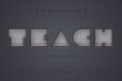 Teach - Editable Text Effect, Font Style Product Image 1