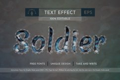 5 Soldier Editable Text Effects, Graphic Styles Product Image 7