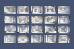 37 The White Aisle Digital Backdrops Product Image 5